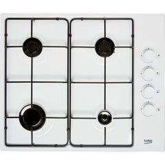 Beko HIBG64120SW 61cm Gas Hob - White