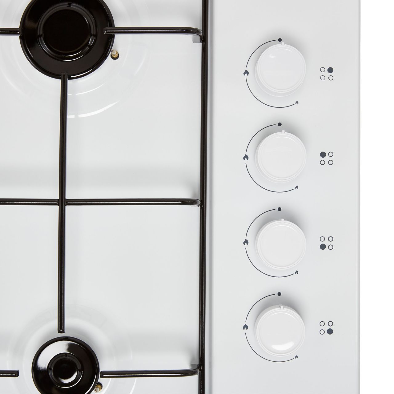 Beko HIBG64120SW 61cm Gas Hob - White