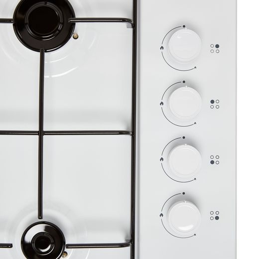 Beko HIBG64120SW 61cm Gas Hob - White