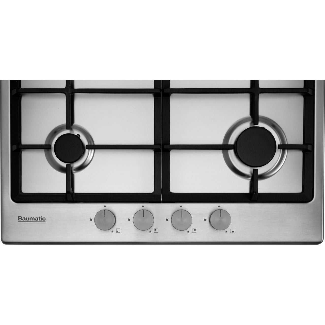 Baumatic BHIG620X 60cm Gas Hob - Stainless Steel