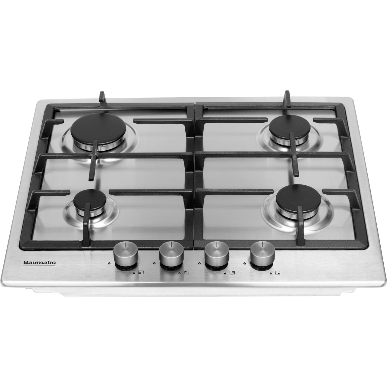 Baumatic BHIG620X 60cm Gas Hob - Stainless Steel