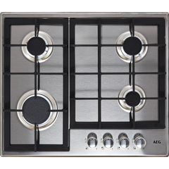 AEG HGB64200SM 60cm Gas Hob - Stainless Steel