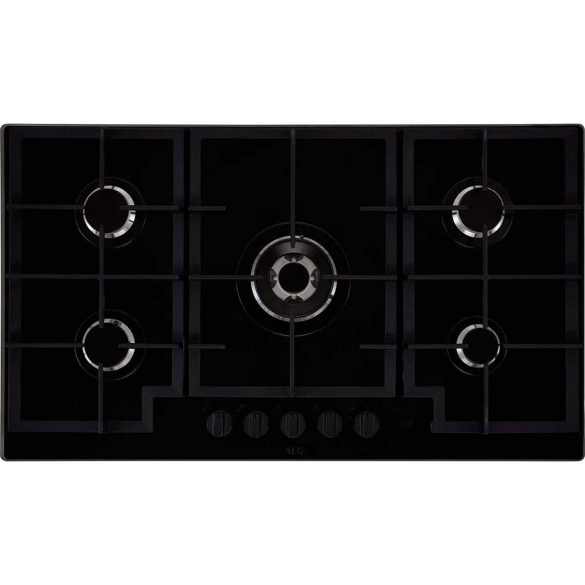 AEG 8000 Flamelight HKB95450NB 88cm Gas Hob - Black