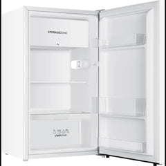 Fridgemaster MUR4894E Compact 84cm High Fridge with Ice Box - White - E Rated