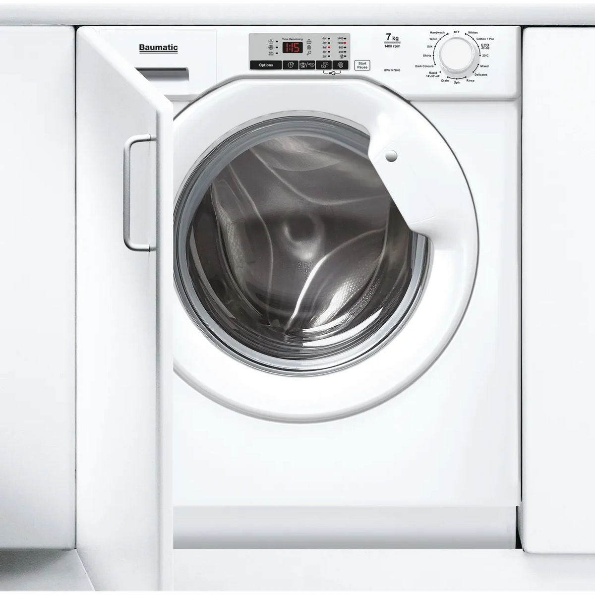 Baumatic BWI147D4E Integrated 7kg Washing Machine